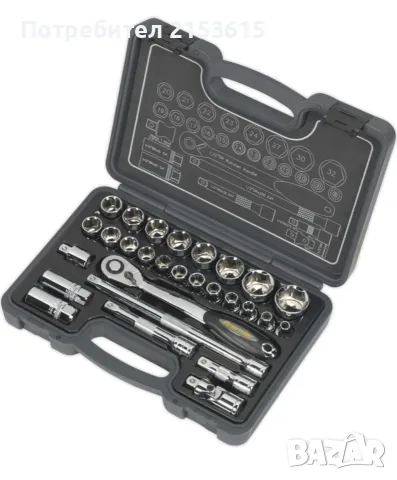Sealey AK7953 гедоре / гидория 1/2" 28 части вложки камъни комплект, снимка 2 - Гедорета - 55534783