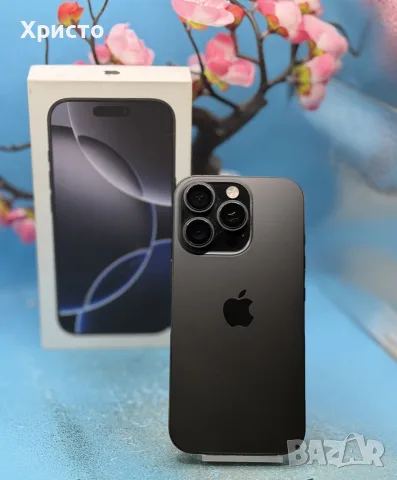 Apple iPhone 16 Pro, 256GB, 5G, Black Titanium, снимка 3 - Apple iPhone - 55319732