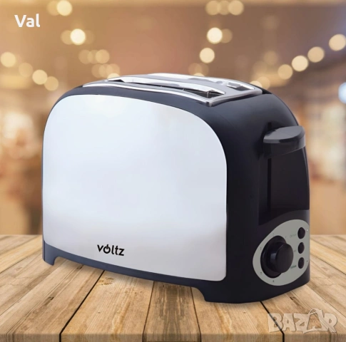 Тостер за хляб Voltz V51440D, 750W, 2 филийки, снимка 6 - Тостери - 54814171
