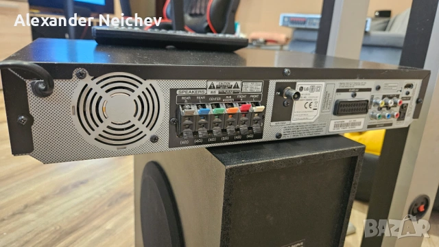 LG DVD HT503/5.1 Surround, снимка 4 - Плейъри, домашно кино, прожектори - 54752547