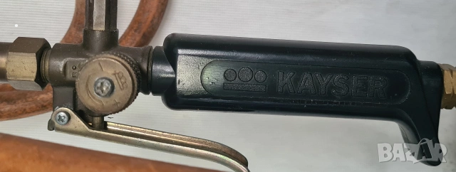 Професионална газова горелка KAYSER Германия Пълен комплект за хидроизолация, снимка 2 - Други инструменти - 54458047
