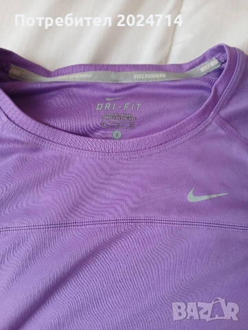 Тениска за бягане NIKE S, снимка 2 - Тениски - 54794281