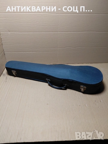 Соц Стар Калъф Куфар За Стар Музикален Инструмент Цигулка. 1323., снимка 2 - Антикварни и старинни предмети - 54209130