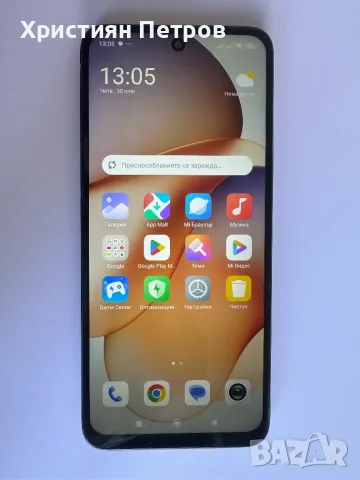 КАТО НОВ !!! Xiaomi Redmi 12 5G - 128GB - ЧЕРЕН - Две СИМ карти - Отключен, снимка 3 - Xiaomi - 55475821
