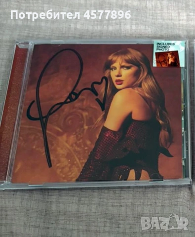 Taylor Swift the life of a showgirl подписано сд снимка 3 