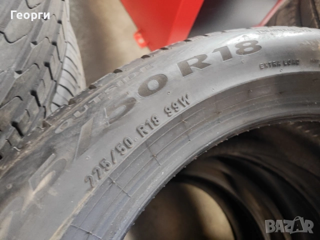4бр.летни гуми 225/50/18 Pirelli, снимка 4 - Гуми и джанти - 54451086