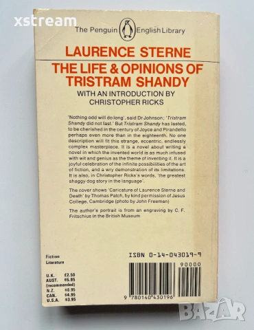 The Life and Opinions of Tristram Shandy, Gentleman, Laurence Sterne, снимка 6 - Художествена литература - 55251319