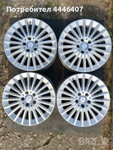 Оригинални джанти 17" 5х112 Mercedes, снимка 3 - Гуми и джанти - 54963652