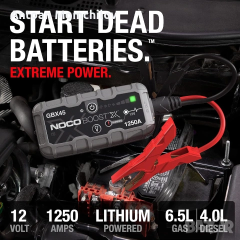 Стартов бустер NOCO Boost X GBX45 1250A 12V, снимка 7 - Аксесоари и консумативи - 55250939
