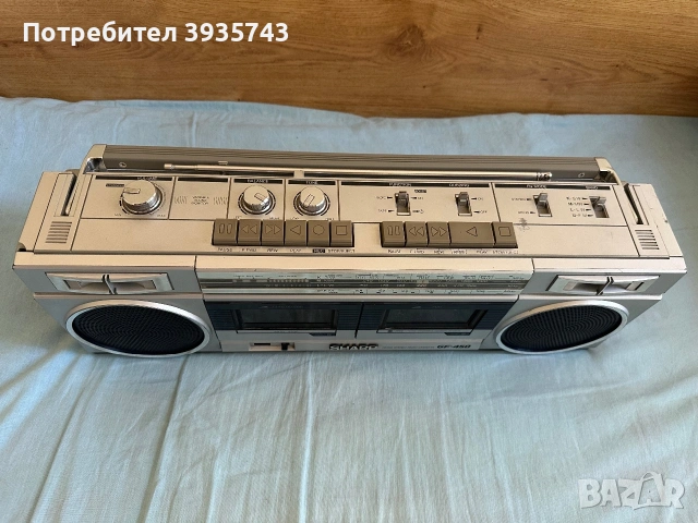 SHARP GF 450H boombox Japan , снимка 5 - Радиокасетофони, транзистори - 54977818