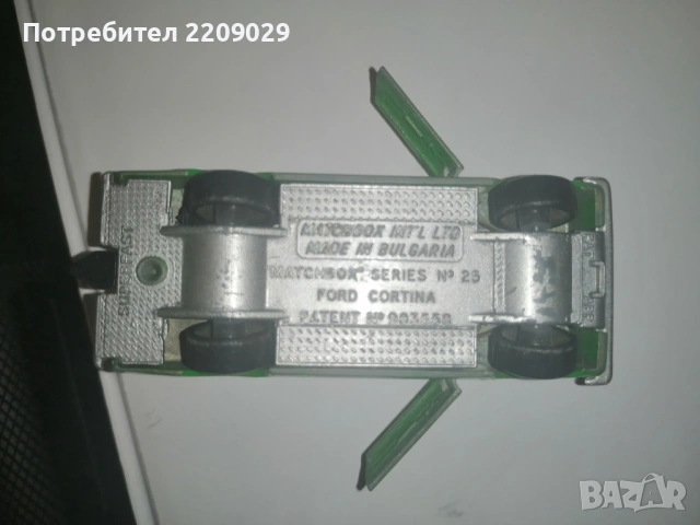 Количка Matchbox Ford Cortina LIME GREEN, снимка 6 - Колекции - 54542538