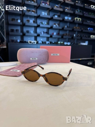 Очила + висок клас калъф + на марката кутия + сертификат + кърпичка miu miu prada cartier tom ford , снимка 5 - Слънчеви и диоптрични очила - 54307180
