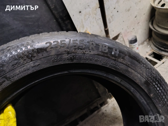 4бр.зимни гуми CONTINENTAL 235 55 18 DOT24 цена за брой, снимка 8 - Гуми и джанти - 54098144