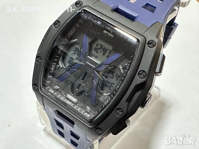Мъжки дигитален часовник BNMI-5009G – Спортен дизайн, снимка 8 - Мъжки - 55354024