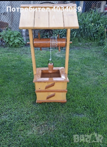 Градински декорации-кладенец,количка,къщичка , снимка 6 - Градински мебели, декорация  - 54319225