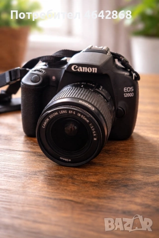 Фотоапарат Canon1200 D, снимка 2 - Фотоапарати - 54113599
