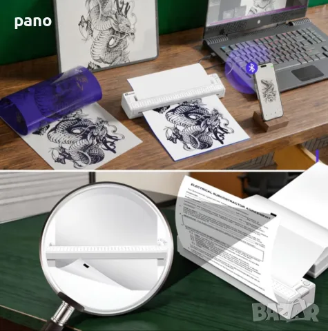 Tattoo printer /Термален тату принтер , снимка 3 - Друго оборудване - 55333149