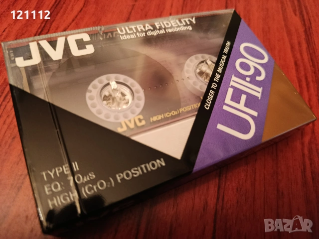 Аудио касета JVC UF II 90.