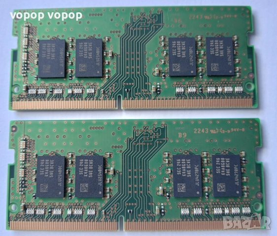 Рам памет 16GB (2х8GB) Samsung SO-DIMM PC4-3200AA-SA1-11 (M471A1K43EB1-CWE) , снимка 2 - Части за лаптопи - 54243114
