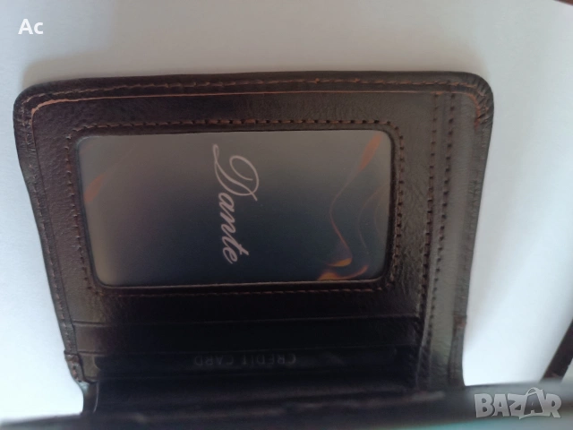 кожен портфейл Dante, снимка 2 - Портфейли, портмонета - 53973198