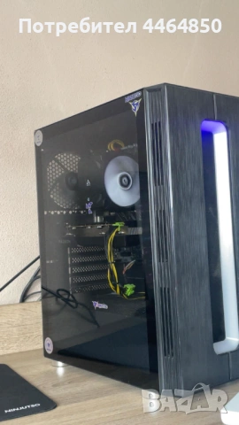 Бюджетен Геймърски Компютър / Intel Core i3-12100F + AMD Radeon RX 6600 + 16GB RAM /