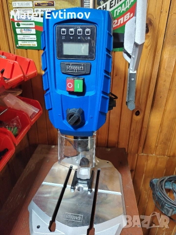 Настолна бормашина scheppach DP60SE, снимка 6 - Бормашини - 54917484