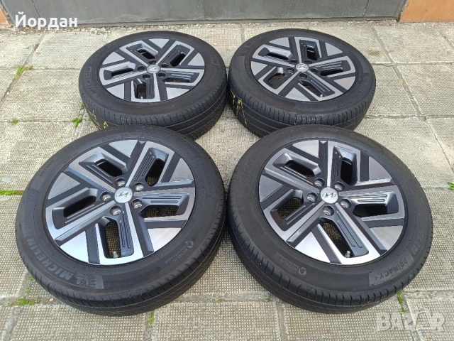 ОРИГИНАЛНИ джанти с гуми 17 ' цола 215 55 5x114,3 HYUNDAI KONA / Хюндай Кона + датчици, снимка 3 - Гуми и джанти - 54783242