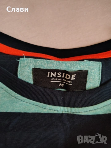 Мъжка тениска INSIDE - размер М, снимка 4 - Тениски - 54277842