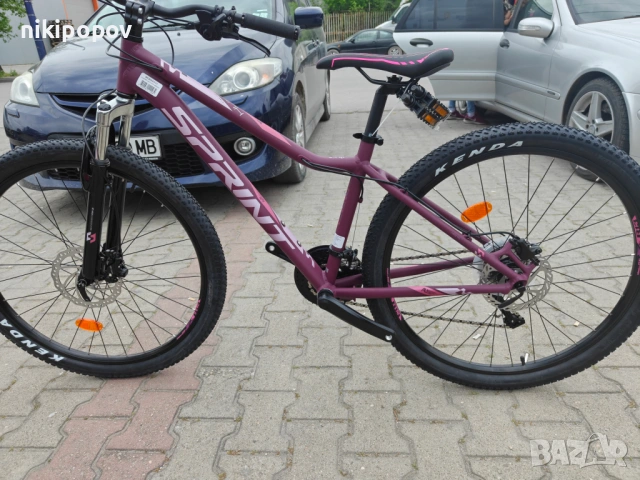PA Алуминиев велосипед 27.5" HUNTER LADY розов, снимка 7 - Велосипеди - 54493552
