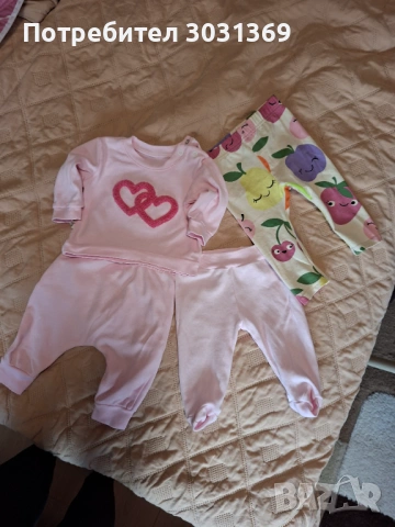 Дрешки за бебе момиче, снимка 2 - Комплекти за бебе - 54237912