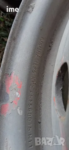 3бр железни джанти 6J15 ET75. Стават на Mercedes Sprinter до 2005г. Цената е за 1бр. Внос от..., снимка 9 - Гуми и джанти - 55317190