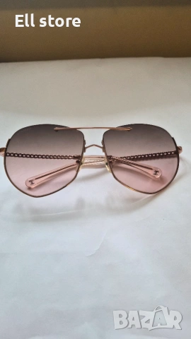 ОРИГИНАЛНИ слънчеви очила Chanel Chain Aviator 4667 (Размер 57), снимка 11 - Слънчеви и диоптрични очила - 54997217
