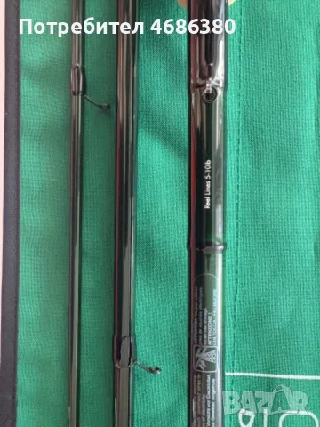 Fox power barbel 13’ 5-10lb 3 части въдица, снимка 2 - Въдици - 55408400
