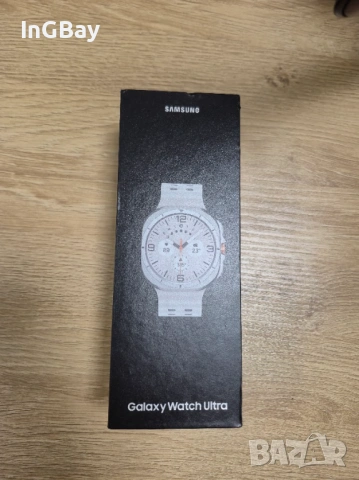 НОВ Samsung Galaxy Watch Ultra 47mm LTE Titanium White, Гаранция