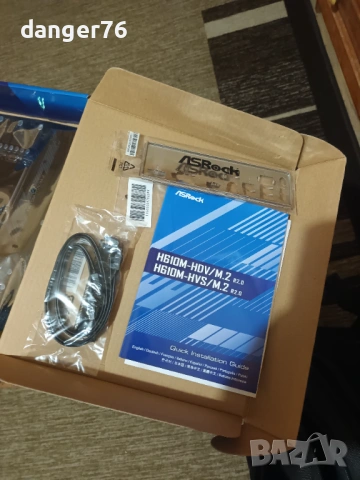 Продавам дънна платка чисто нова ASRock H610M-HDV/M.2 R2.0 сокет 1700, снимка 3 - Дънни платки - 54672109