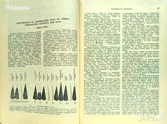 Природа. Кн. 1-3 / 1954, Кн. 5 / 1955, Кн. 6 / 1958, Кн. 5 / 1976, снимка 7 - Списания и комикси - 55233086