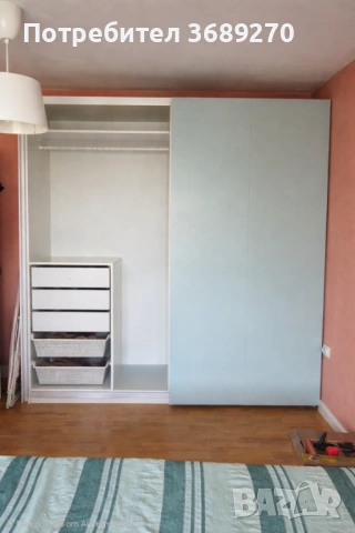 Гардероб с плъзгащи врати PAX IKEA 200х58х201, снимка 2 - Гардероби - 54878468