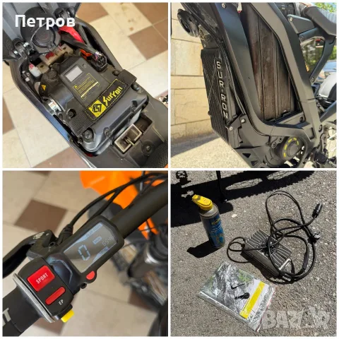 КАТО НОВ Surron Light Bee X 2024 + 2 ключа + фактура, снимка 12 - Мотоциклети и мототехника - 55459719