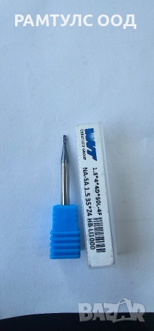 твърдосплавни фрези ф1 и ф1.5 Немски 4 пера