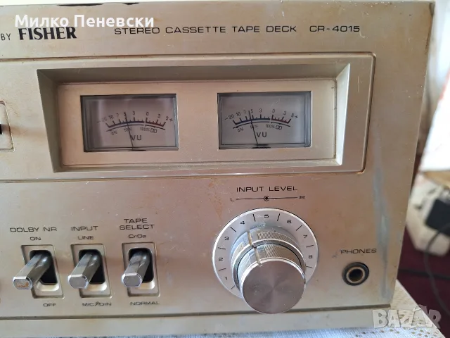 FISHER CR-4015 VINTAGE STEREO CASSETTE DECK.MADE IN JAPAN., снимка 3 - Декове - 55434359