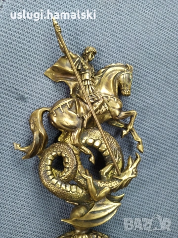 Авторска бронзова скулптура/часовник Влад Маслов, снимка 2 - Антикварни и старинни предмети - 54035466