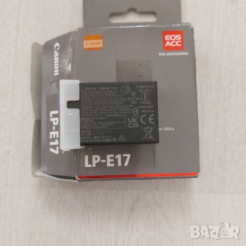 Оригинална батерия Canon LP-E17 (Genuine Battery Pack) – НОВА | За EOS R8, R10, RP, 250D, 850D, снимка 4 - Батерии, зарядни - 54020976