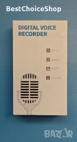 Дигитален диктофон / Voice Recorder с дисплей + аксесоари + memory card 64 GB 