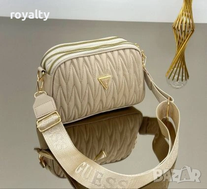 Guess Нова Дамска Кожена Чанта Гес 