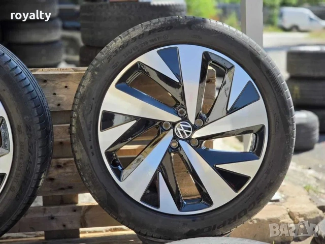 5х112 20 цола Джанти Drammen VW ID.4 ID.5 ID.6 ID.7 Спорт пакет Оригинални джанти! ЕТ 42 J 9 с гуми , снимка 2 - Аксесоари и консумативи - 55010780