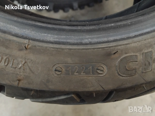 130/70-12 Michelin DOT1221, снимка 5 - Гуми и джанти - 54031362