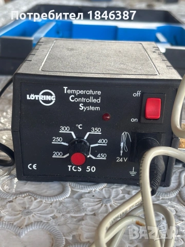 Немска поялна станция Lotring Tcs 50, снимка 3 - Поялници и запояване - 55147857