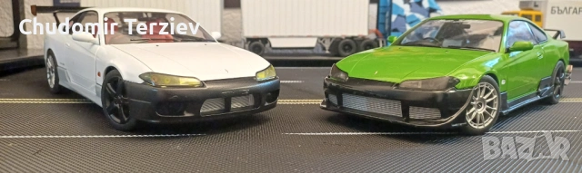 Solido 1:18 Nissan Silvia S15 мащабни модели коли 2бр.