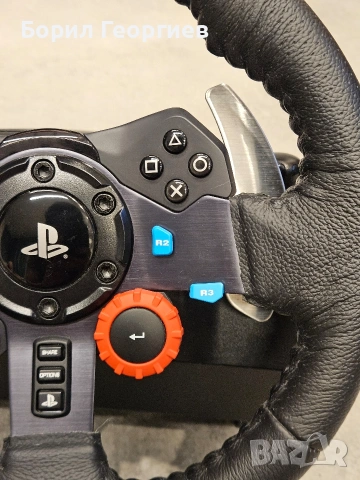 Logitech G29 (3a PC/PS5/PS4/ PS3) - Безупречно състояние, снимка 3 - Друга електроника - 54747465