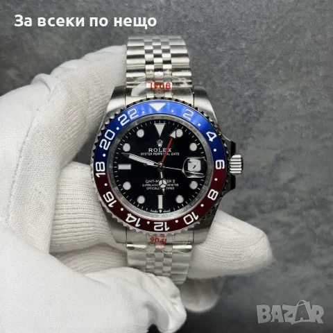 Rolex Pepsi Мъжки Часовник С Автоматичен Механизъм И Силиконова Каишка Код Chronolux67